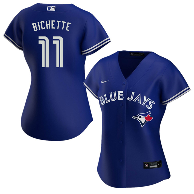 Nike Women #11 Bo Bichette Toronto Blue Jays Baseball Jerseys Sale-Blue